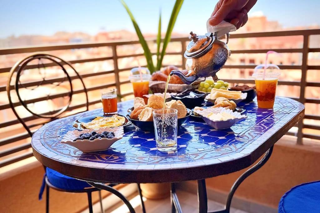 Appart Majorelle Terrasse Wifi Centre Ville Marrakesh Luaran gambar