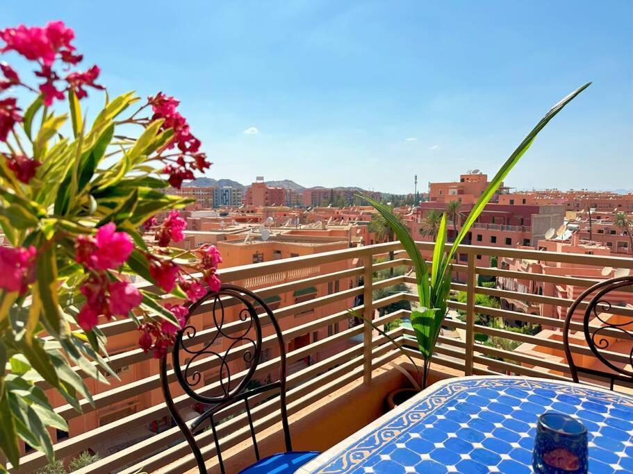 Appart Majorelle Terrasse Wifi Centre Ville Marrakesh Luaran gambar